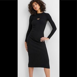 🆕 LUSH | Two-piece ribbed dress